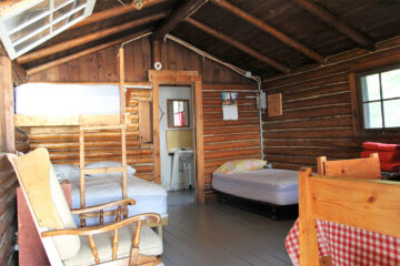 Cabin 3 Main Living Area With Sleeping Quarters
