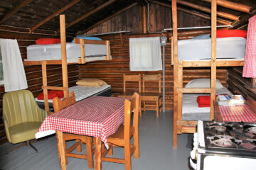 Cabin 6 One Room Cabin Dining Sleeping Quarters